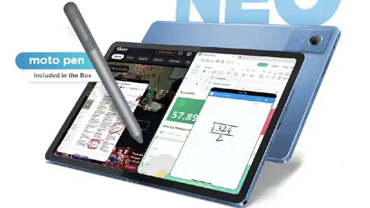 Moto Pad 60 Neo Bawa Stylus 4.096 Level Dan Mode Desktop, Tablet Rp 2 Jutaan Ini Mendekati Laptop Ringan