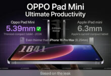OPPO Pad Mini Bocor, Tablet Kecil 8,8 Inci dengan Snapdragon 8 Gen 5 dan Layar 144Hz