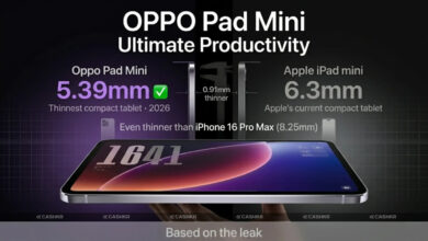 OPPO Pad Mini Bocor, Tablet Kecil 8,8 Inci dengan Snapdragon 8 Gen 5 dan Layar 144Hz